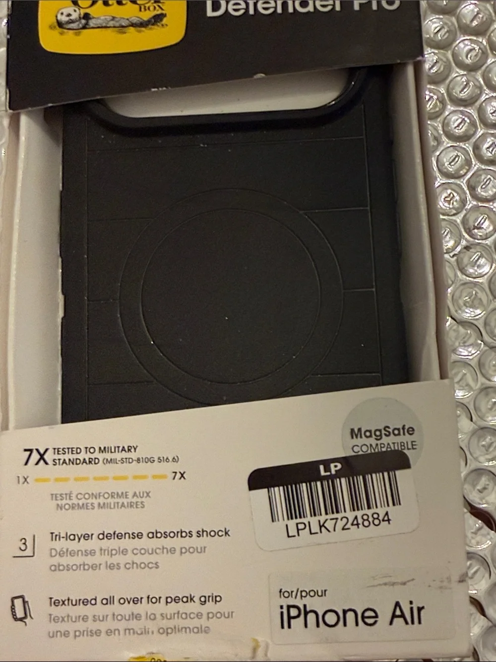 OtterBox Defender Pro MagSafe Compatible Case for iPhone Air - Black